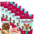 PETEFCO POWER BITES 80% Fisch Hundesnacks 6x100g, glutenfrei