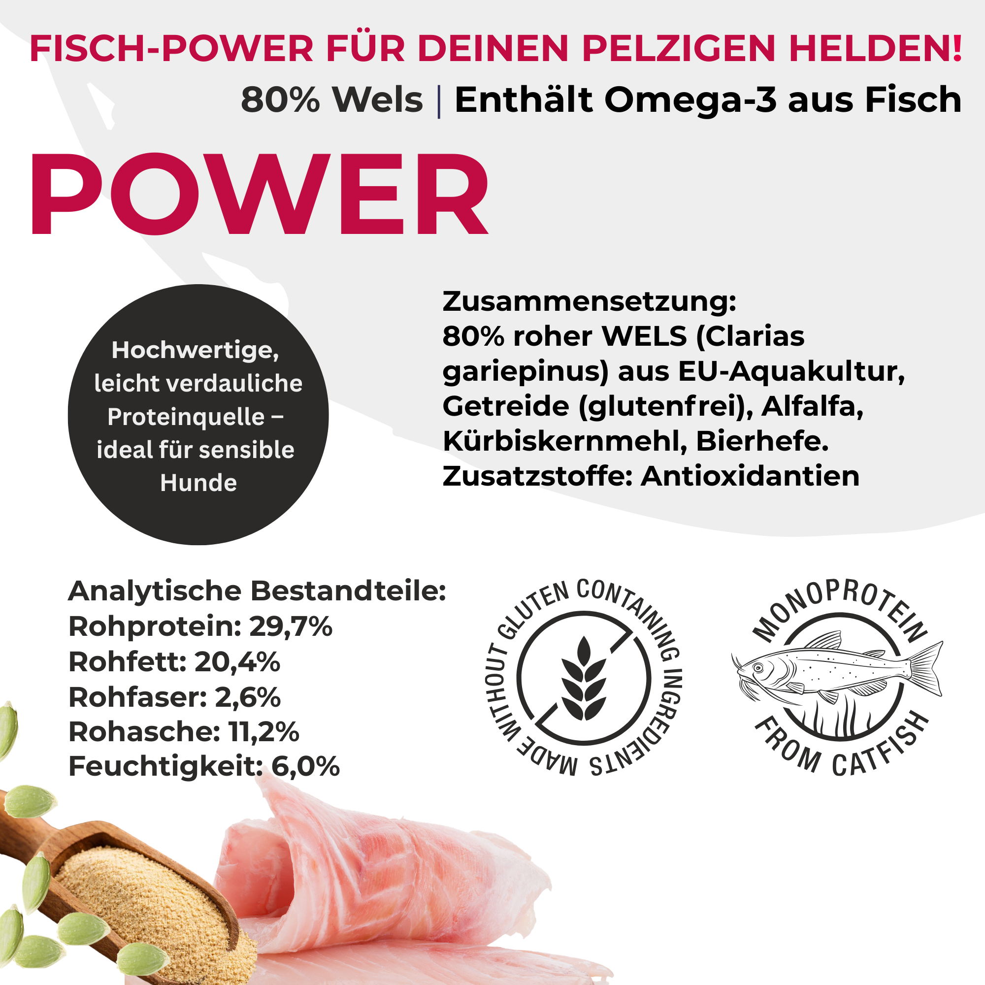 PETEFCO | TRIPLE BITES | 80% Fisch | 3x100g | Belohnung für Hunde
