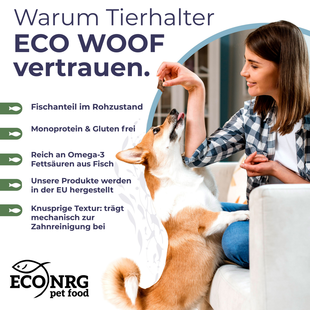 Chips aus Wels | 6x125g | Belohnung für Hunde