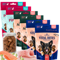 PETEFCO TRIPLE BITES 80% Fisch Hundesnacks 6x100g, glutenfrei
