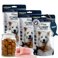 ECO WOOF Wels-Chips Hundesnacks 3x125g, getreidefrei