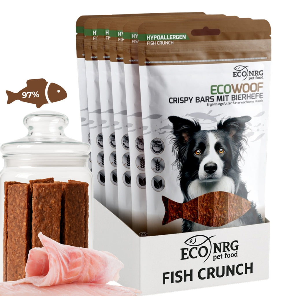 Crispy Bars with Brewer's Yeast | 6x125g | Dog treats